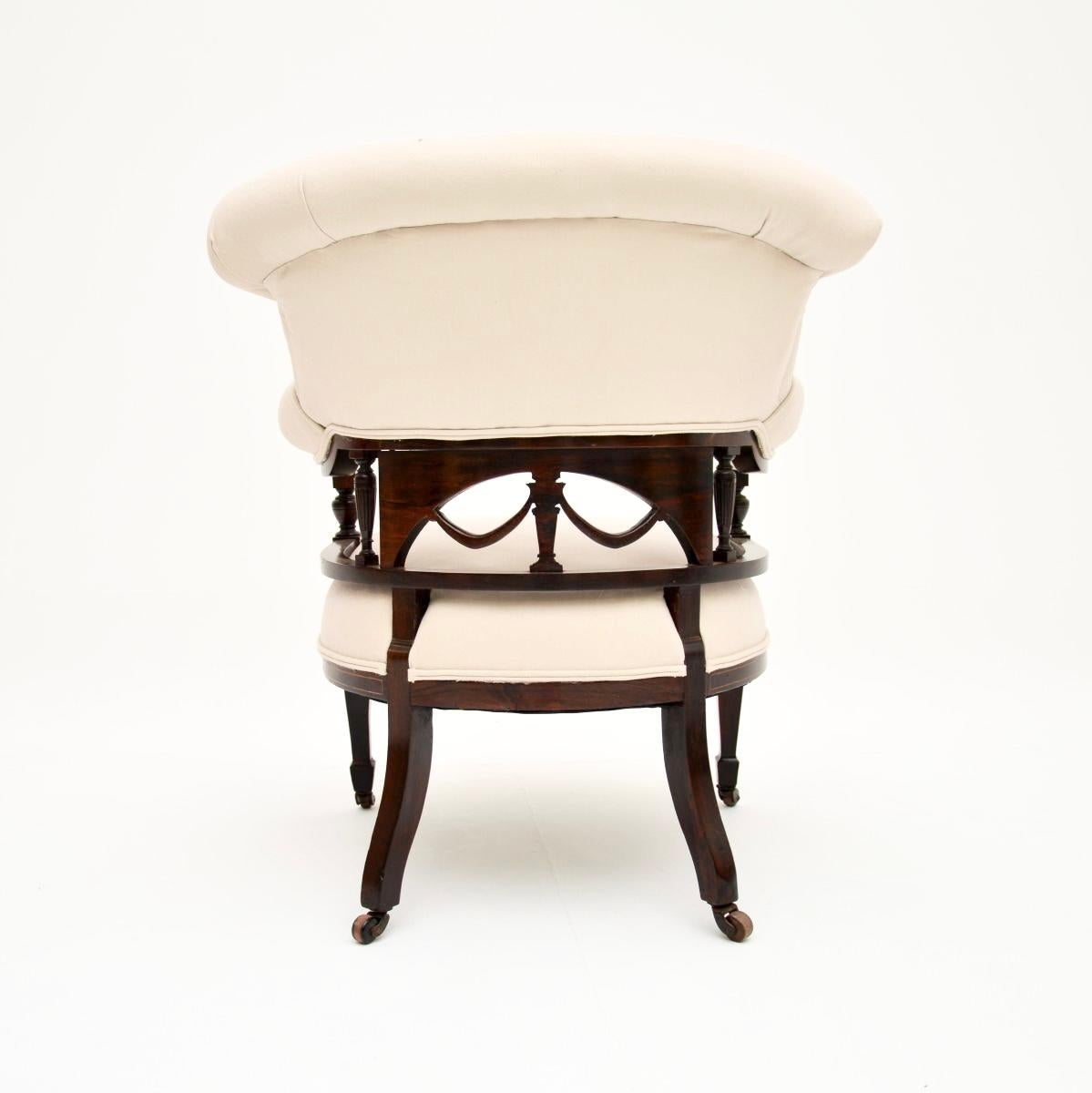 Antiker Sessel aus der viktorianischen Zeit (Spätes 19. Jahrhundert) im Angebot