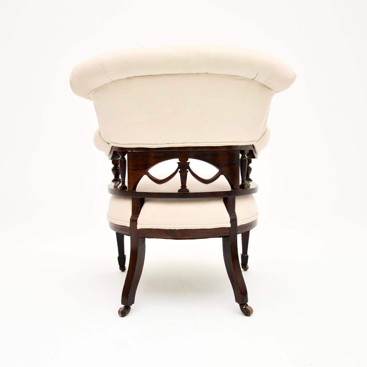 Late 19th Century Antique Victorian Period Armchair