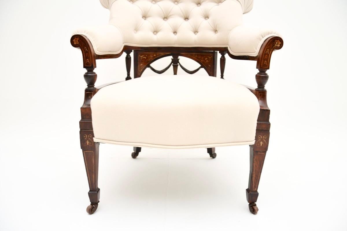 Antique Victorian Period Armchair For Sale 1