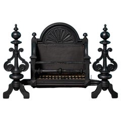 Antique Victorian Period Cast Iron Fire Grate
