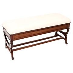 Antique Victorian Piano Duet Stool / Bench