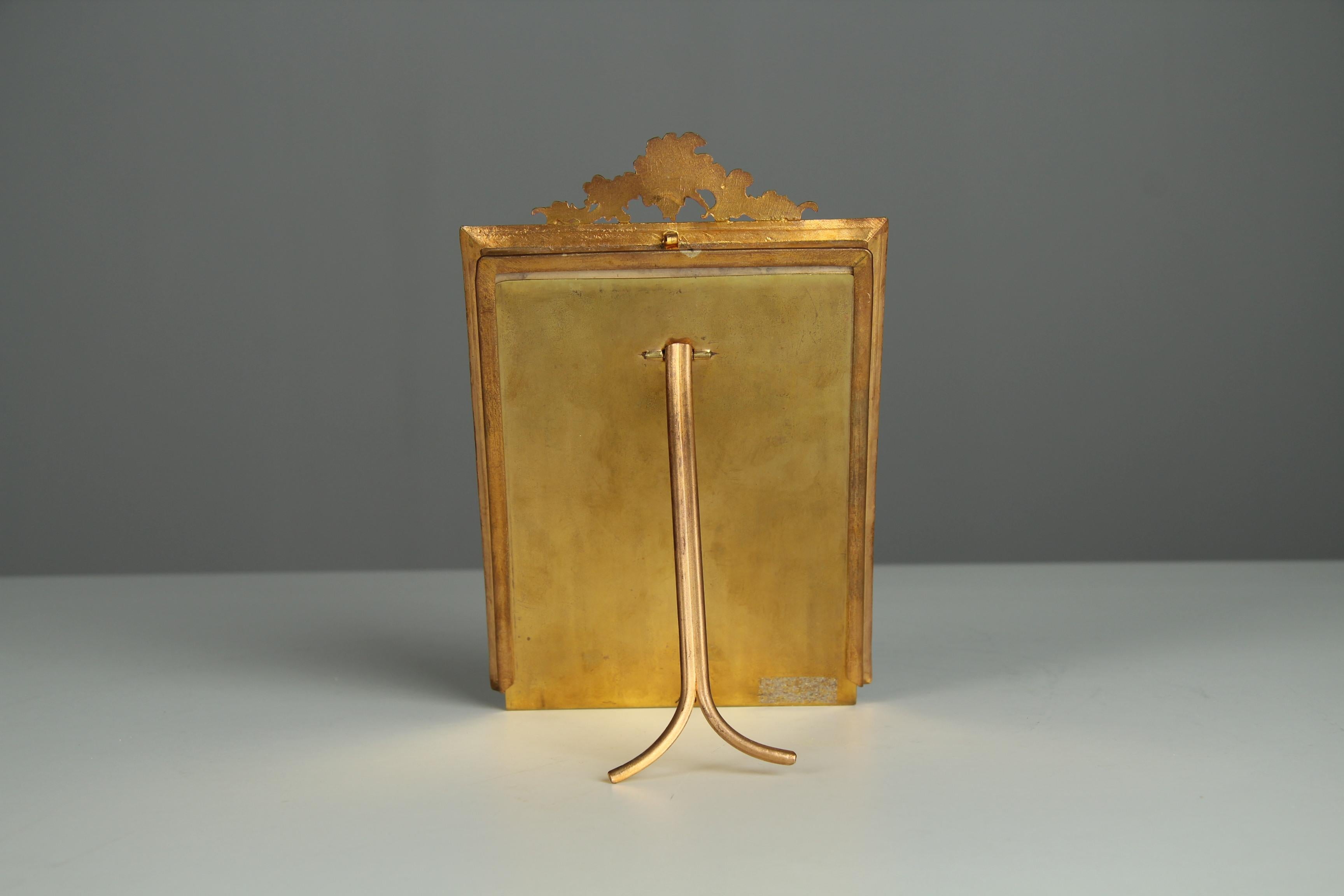 Antique Victorian Picture Frame, France, 1880s, 10 x 14 cm In Good Condition For Sale In Greven, DE
