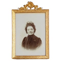 Marco antiguo victoriano, Francia, década de 1880, 10 x 14 cm