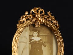 Antiker viktorianischer Bilderrahmen, Frankreich, 1880er Jahre, 4 x 5 cm