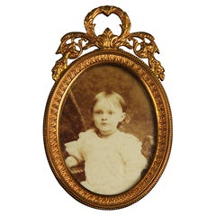 Antica cornice vittoriana, Francia, 1880, 4 x 5 cm