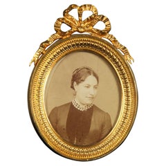 Antique Victorian Picture Frame, France, 1880s, 5 x 6 cm