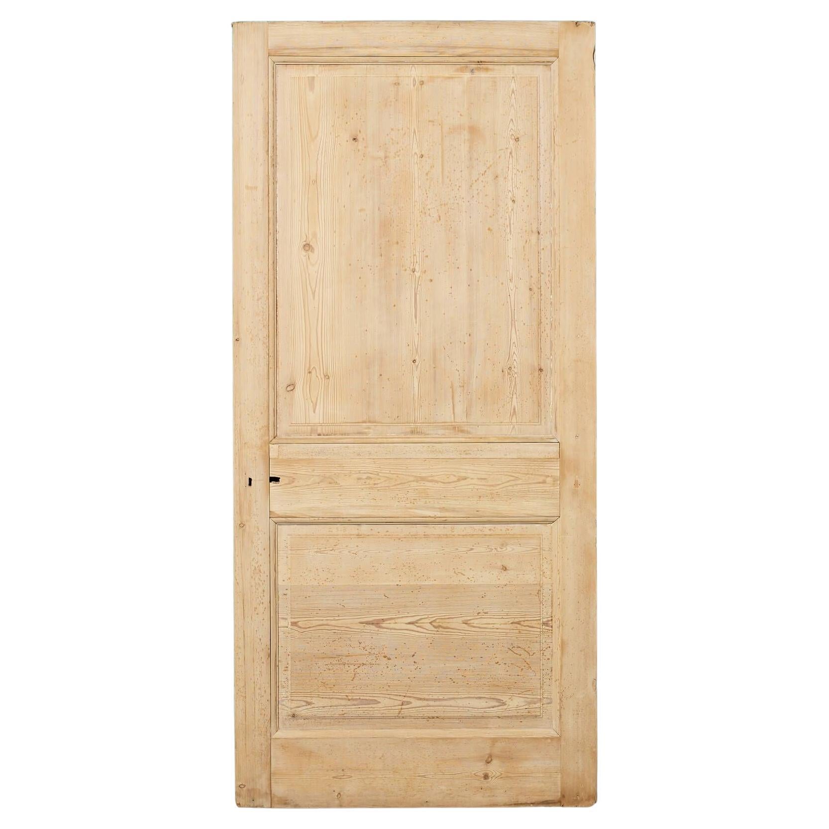 Antique Victorian Pine Internal Door