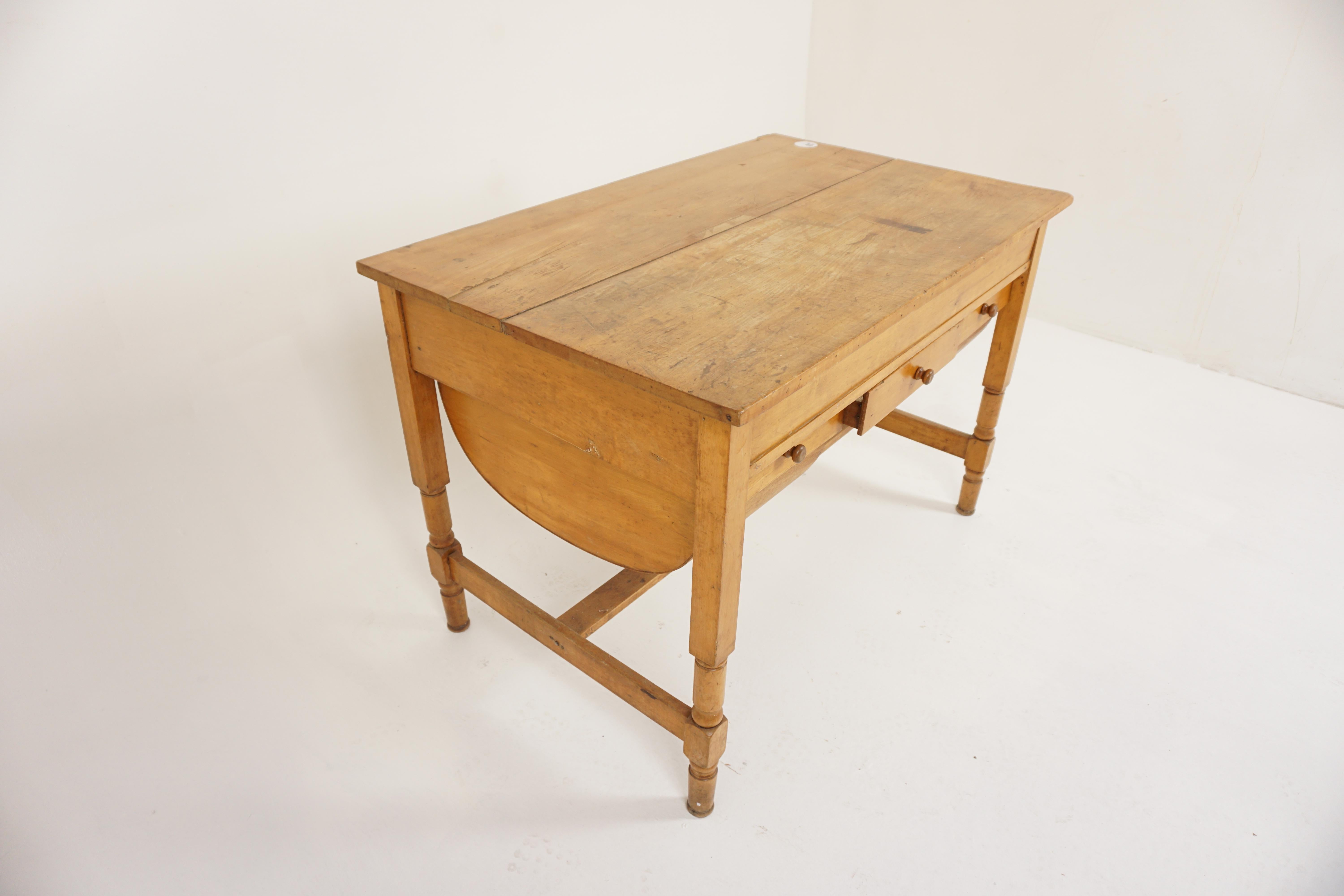 antique baking table