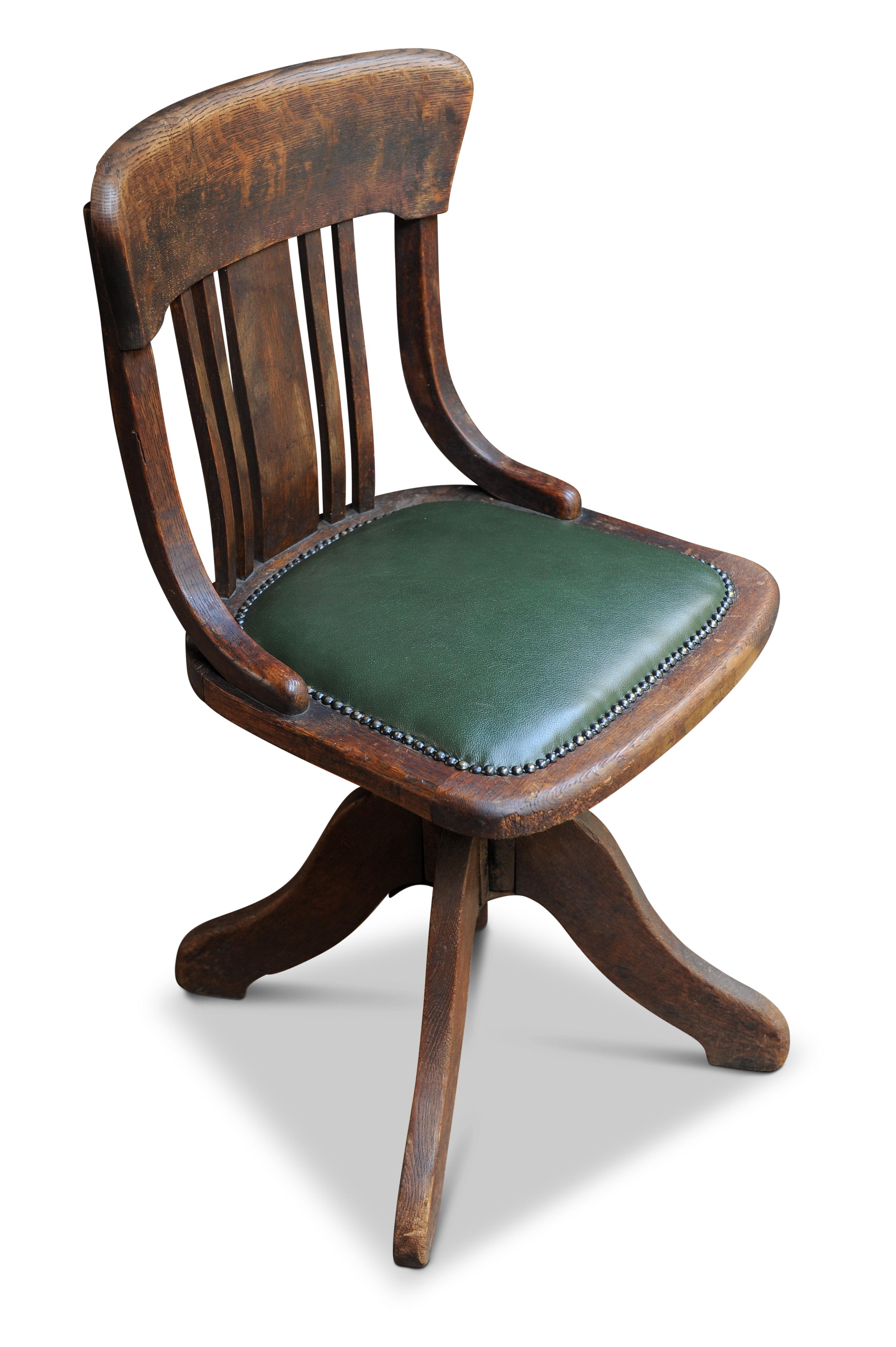 Antiker viktorianischer Bugholz-Drehstuhl aus poliertem Leder im Zustand „Gut“ im Angebot in Reading, Berkshire