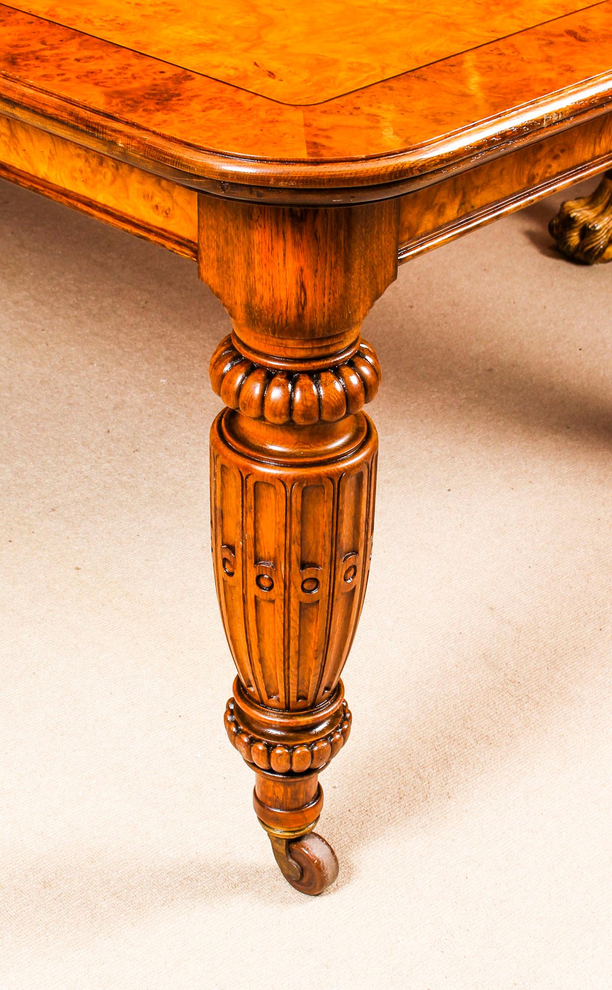 Antique Victorian Pollard Oak Extending Dining Table, 19th Century 13