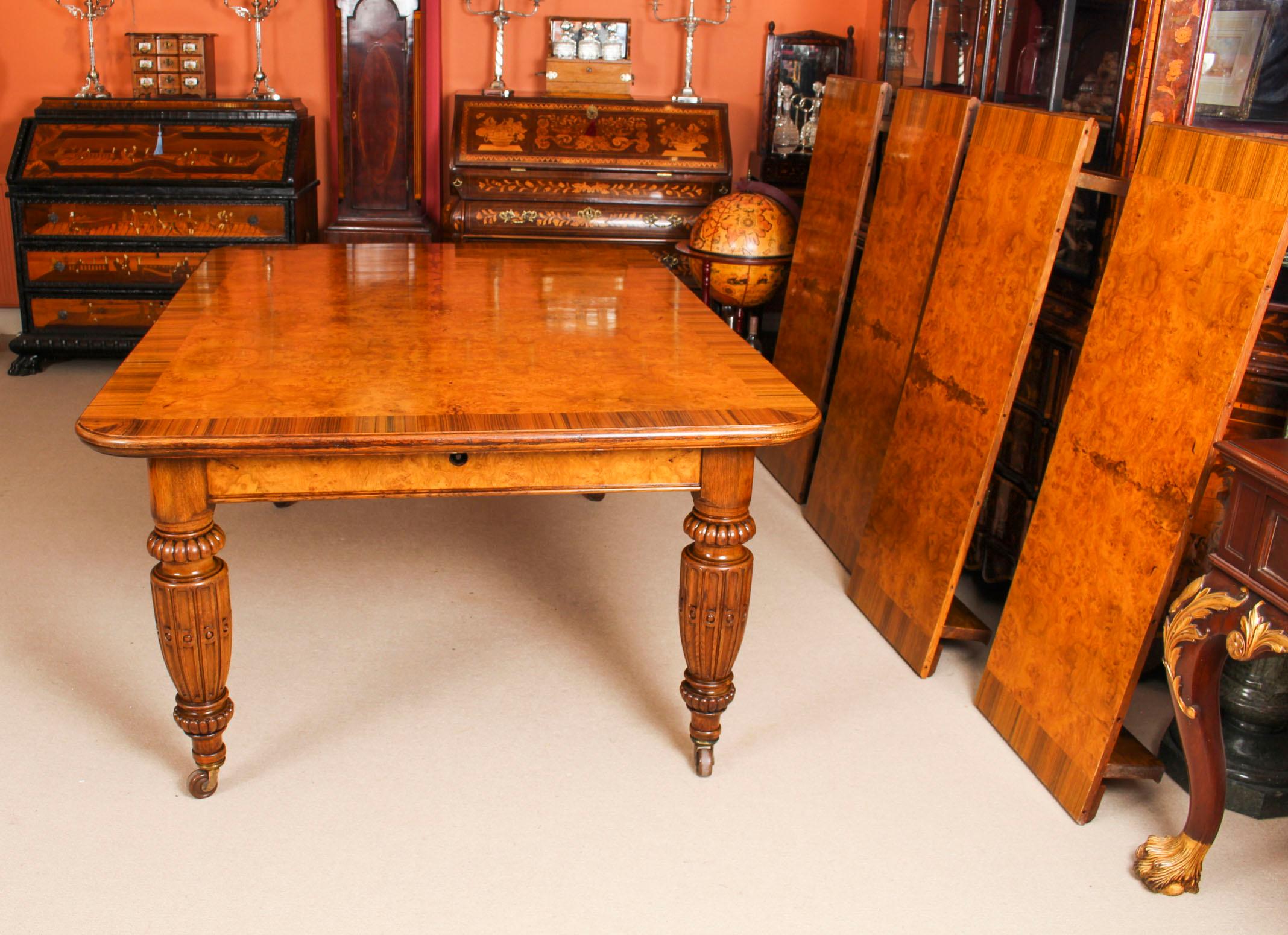 victorian oak table