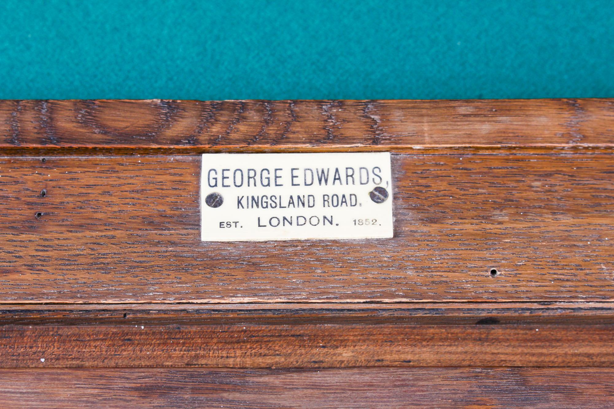 Antique Victorian Pollard Oak Rollover Snooker or Dining Table 19th Century 10