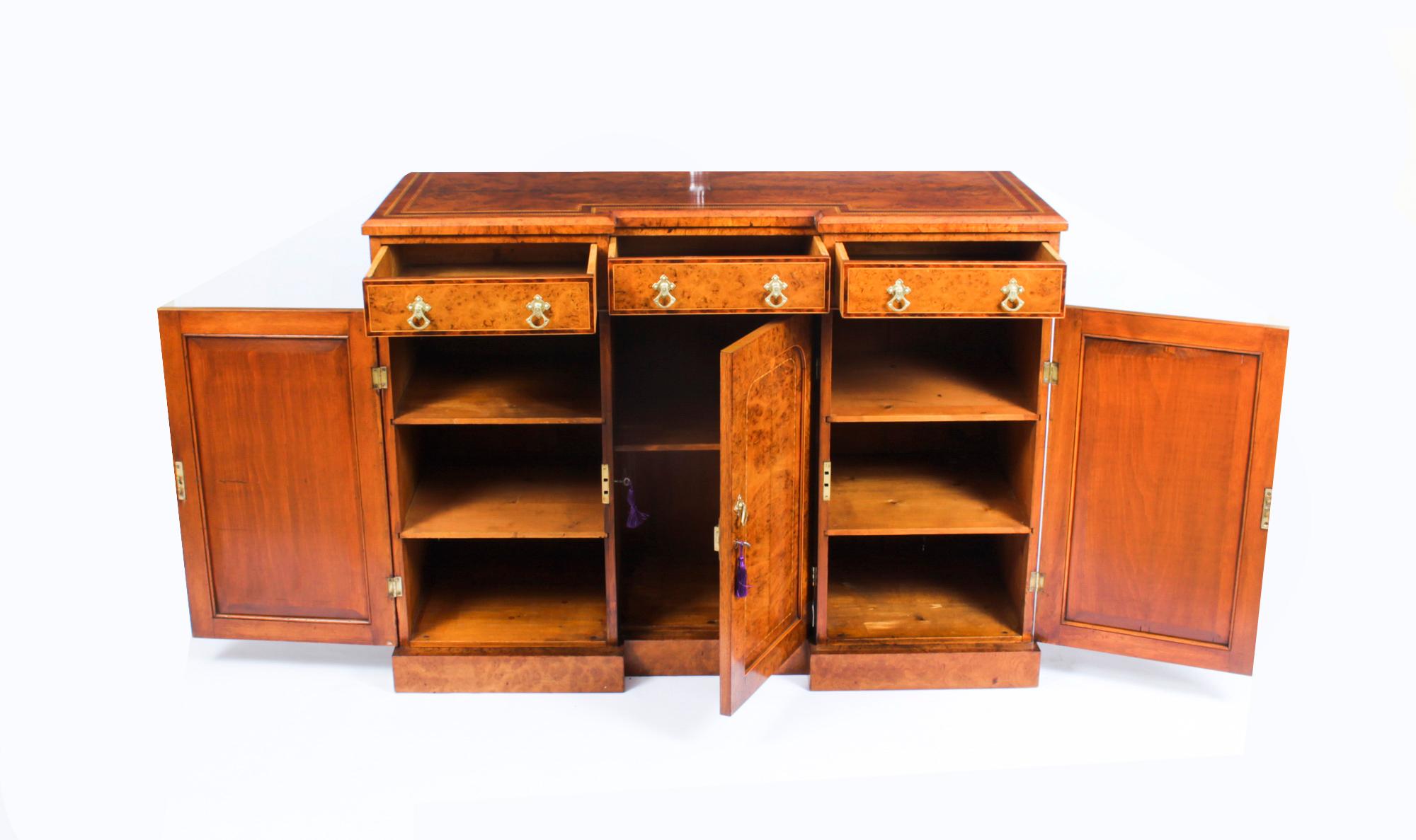 Antique Victorian Pollard Oak Sideboard Chiffonier 19th Century For Sale 4