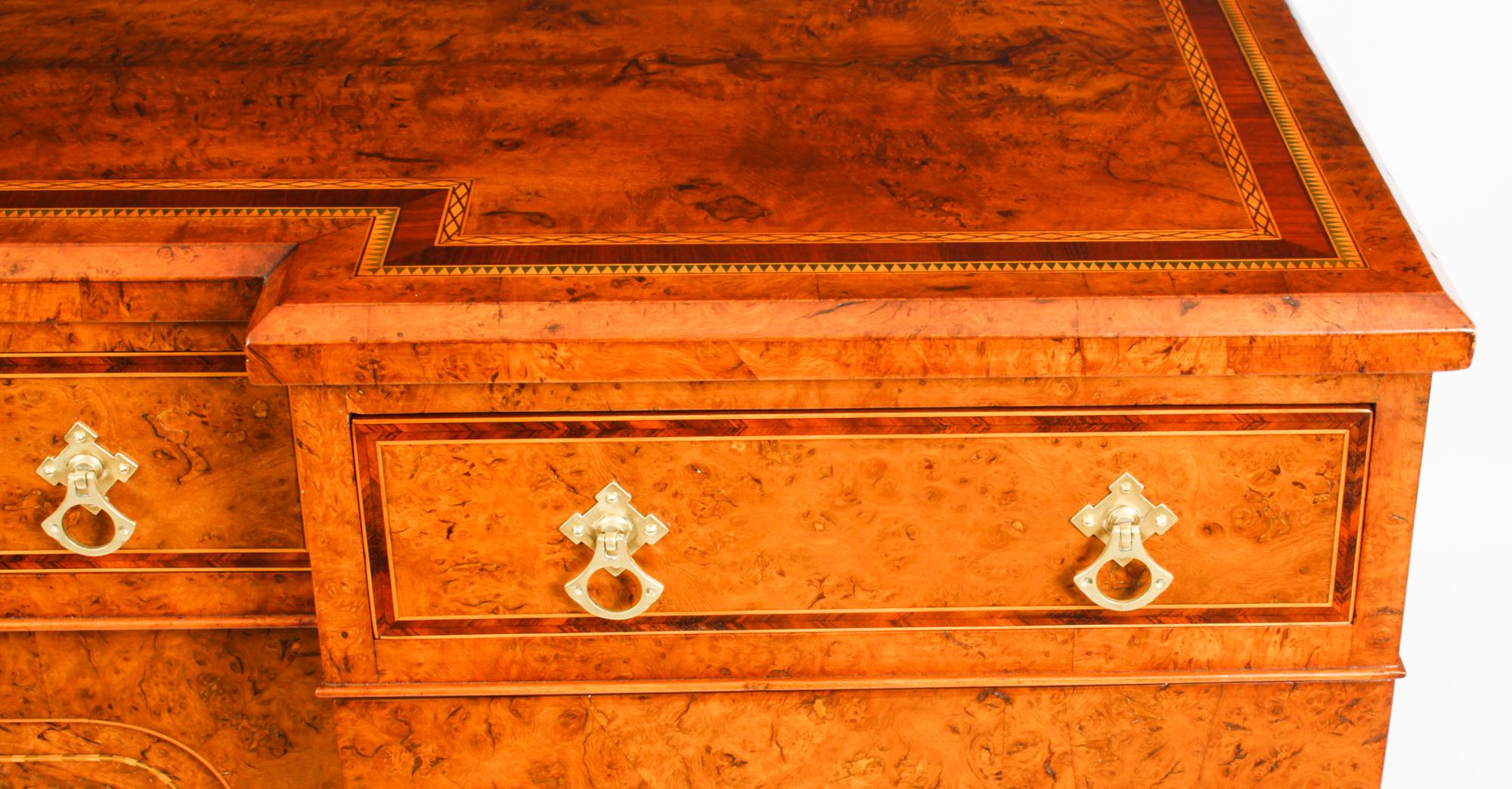 Antique Victorian Pollard Oak Sideboard Chiffonier 19th Century For Sale 2