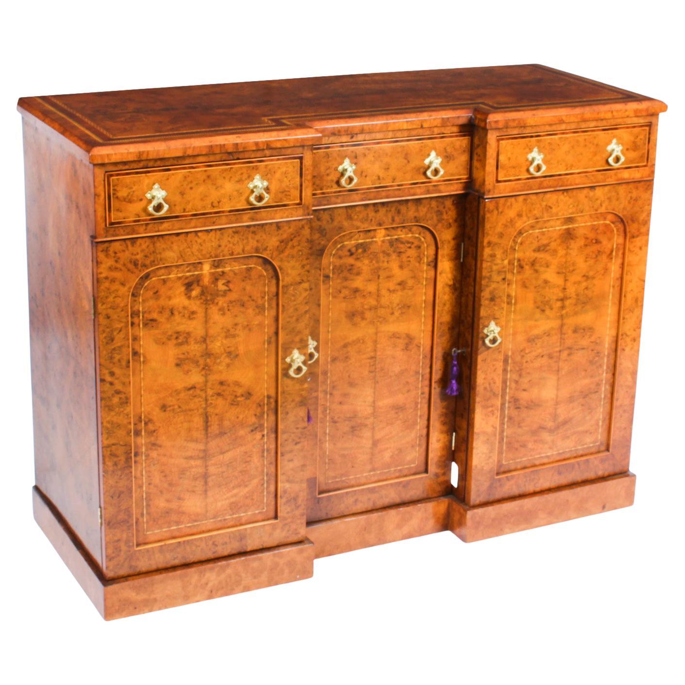 Antique Victorian Pollard Oak Sideboard Chiffonier 19th Century For Sale