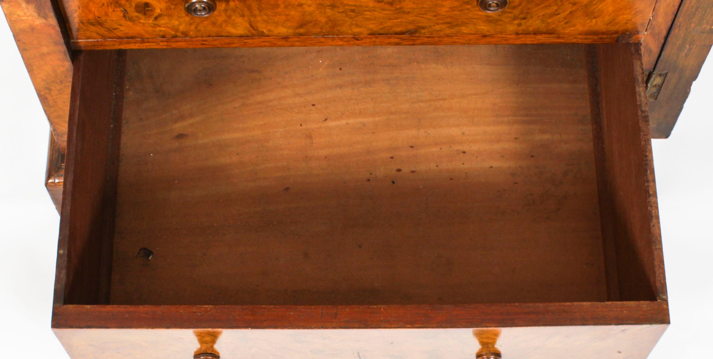 Antique Victorian Pollard Oak Wellington Chest by Edwards & Roberts 19th Century For Sale 8