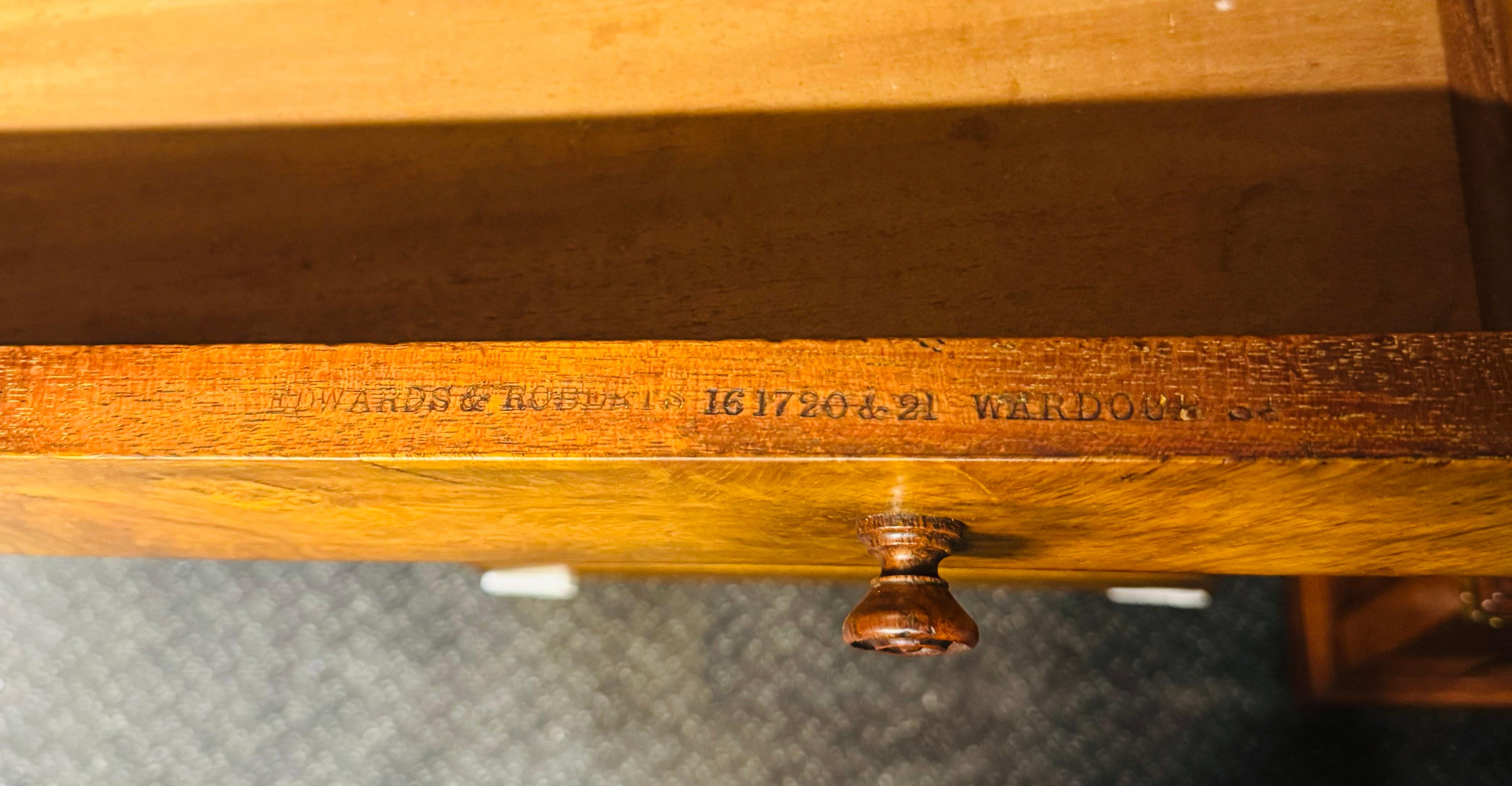 Antique Victorian Pollard Oak Wellington Chest by Edwards & Roberts 19th Century For Sale 9