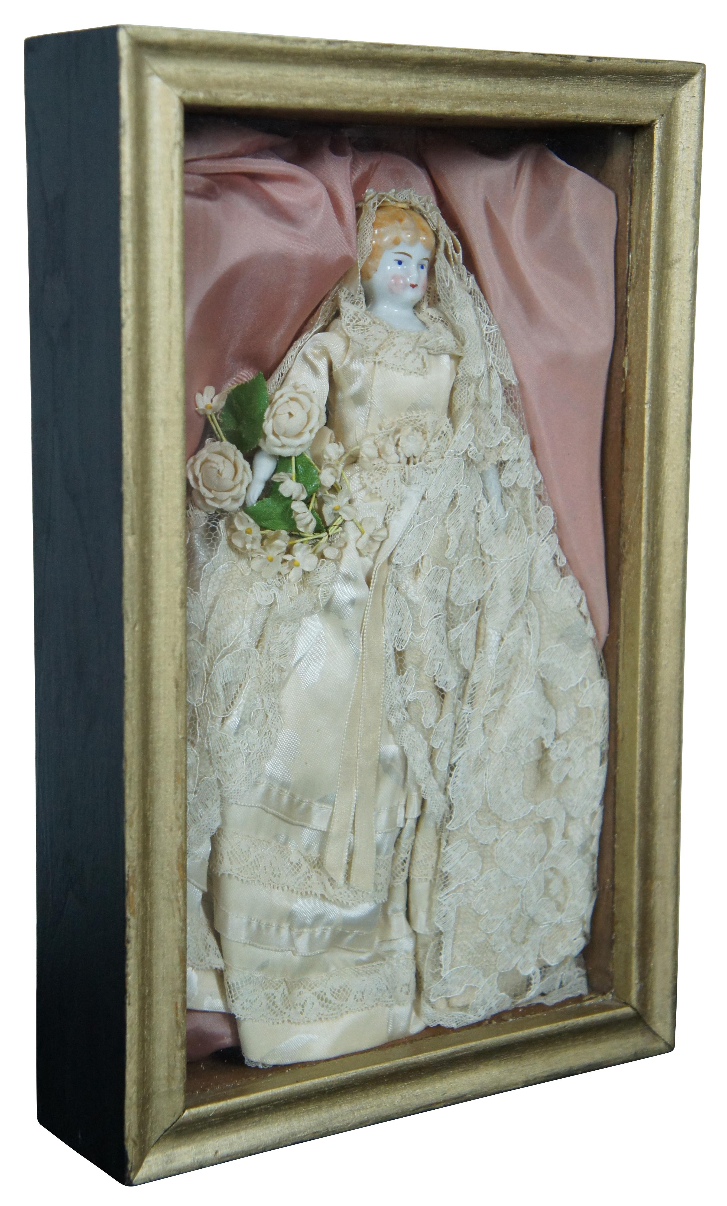 antique bride doll