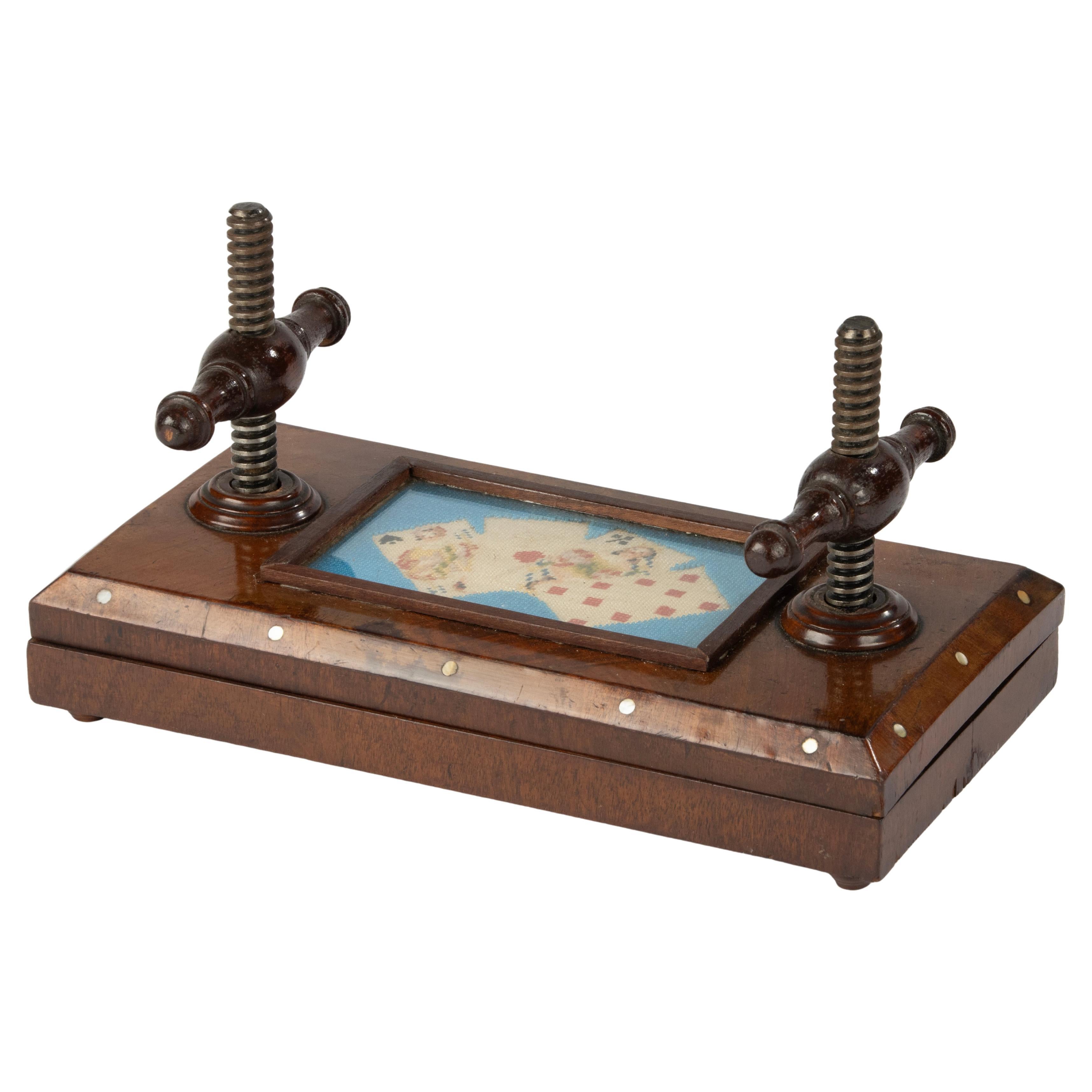 Antique Victorian Press - Mahogany