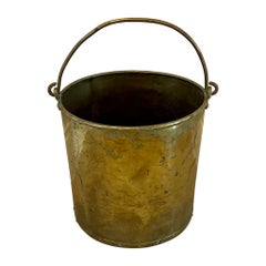 Antique Victorian Quality Brass Coal Bucket