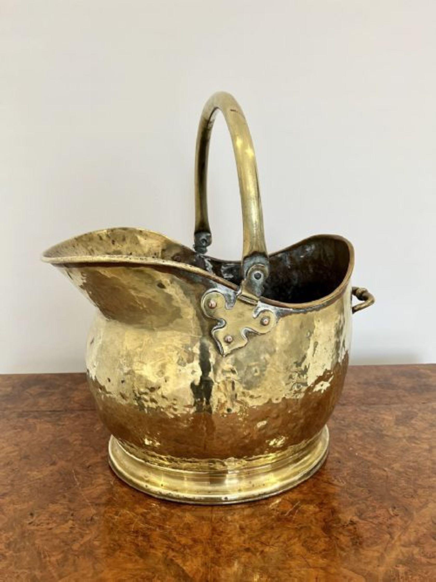 brass coal bucket