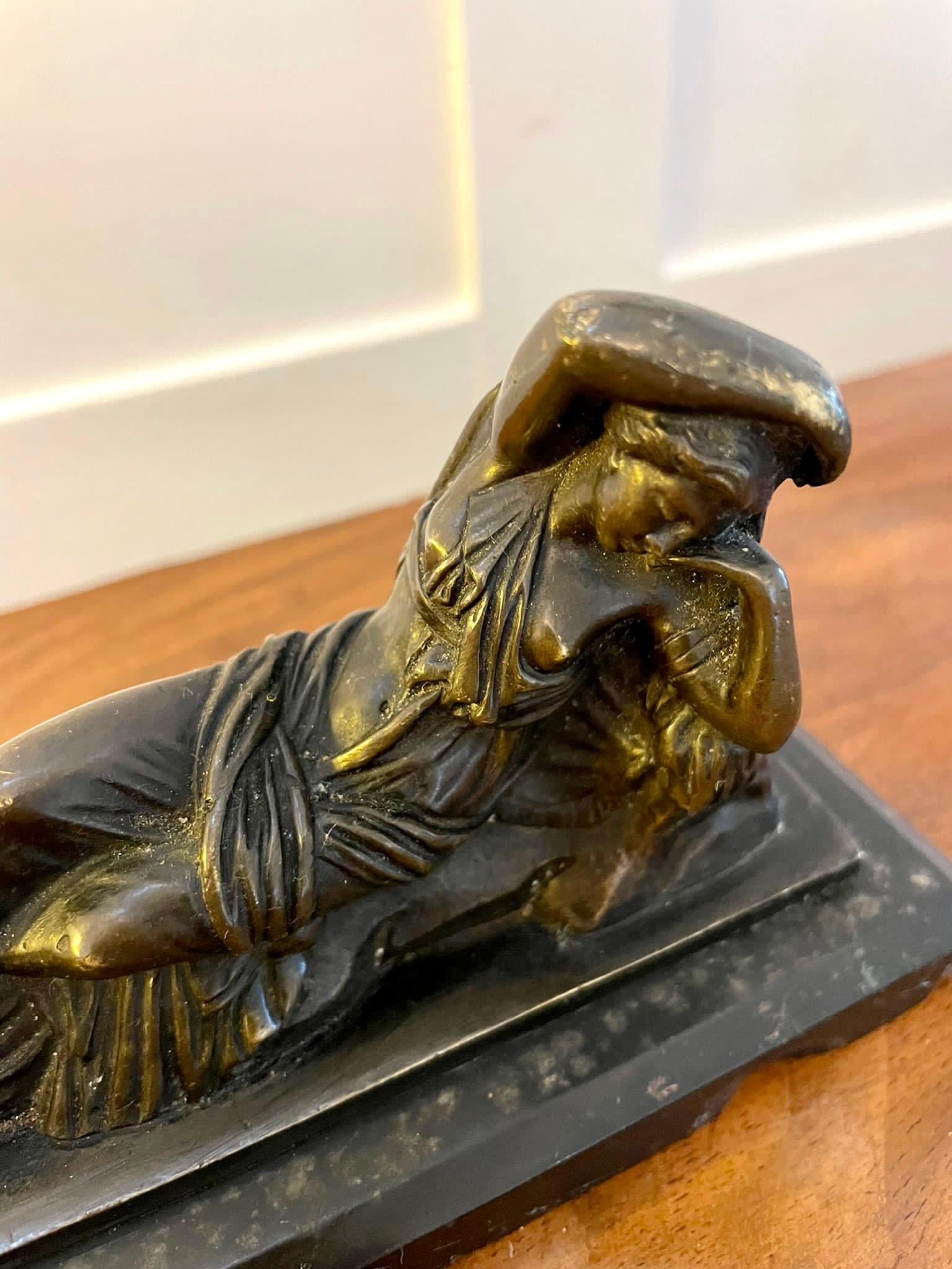 Antique Victorian Quality Bronze Figure For Sale 4