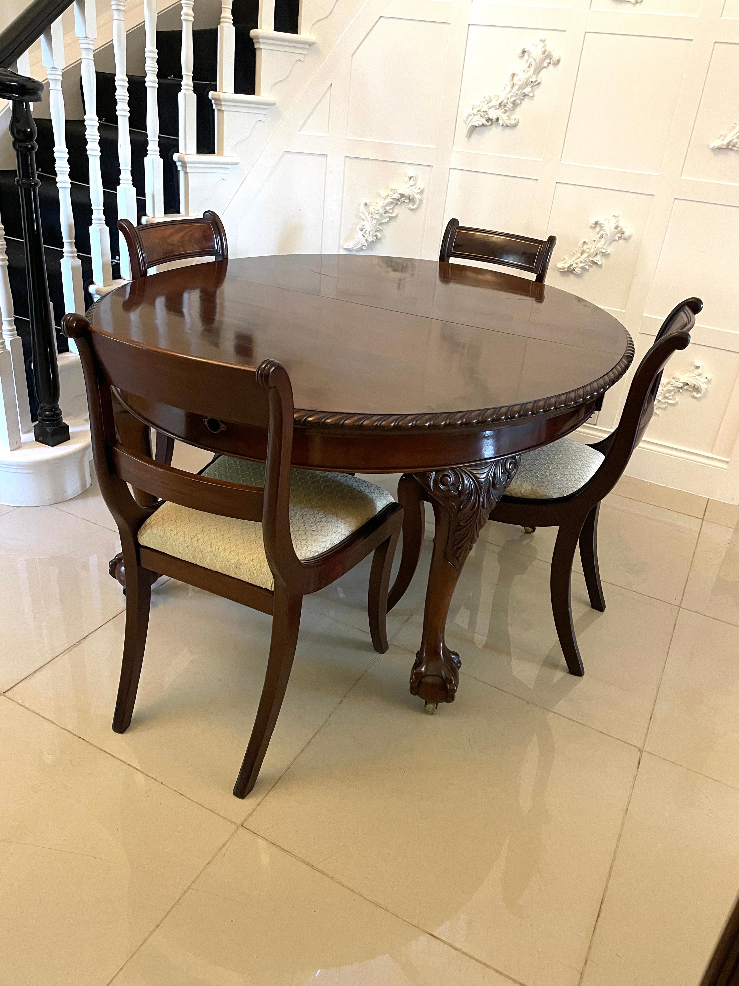 Other Antique Victorian Quality Carved Mahogany Extending Dining Table