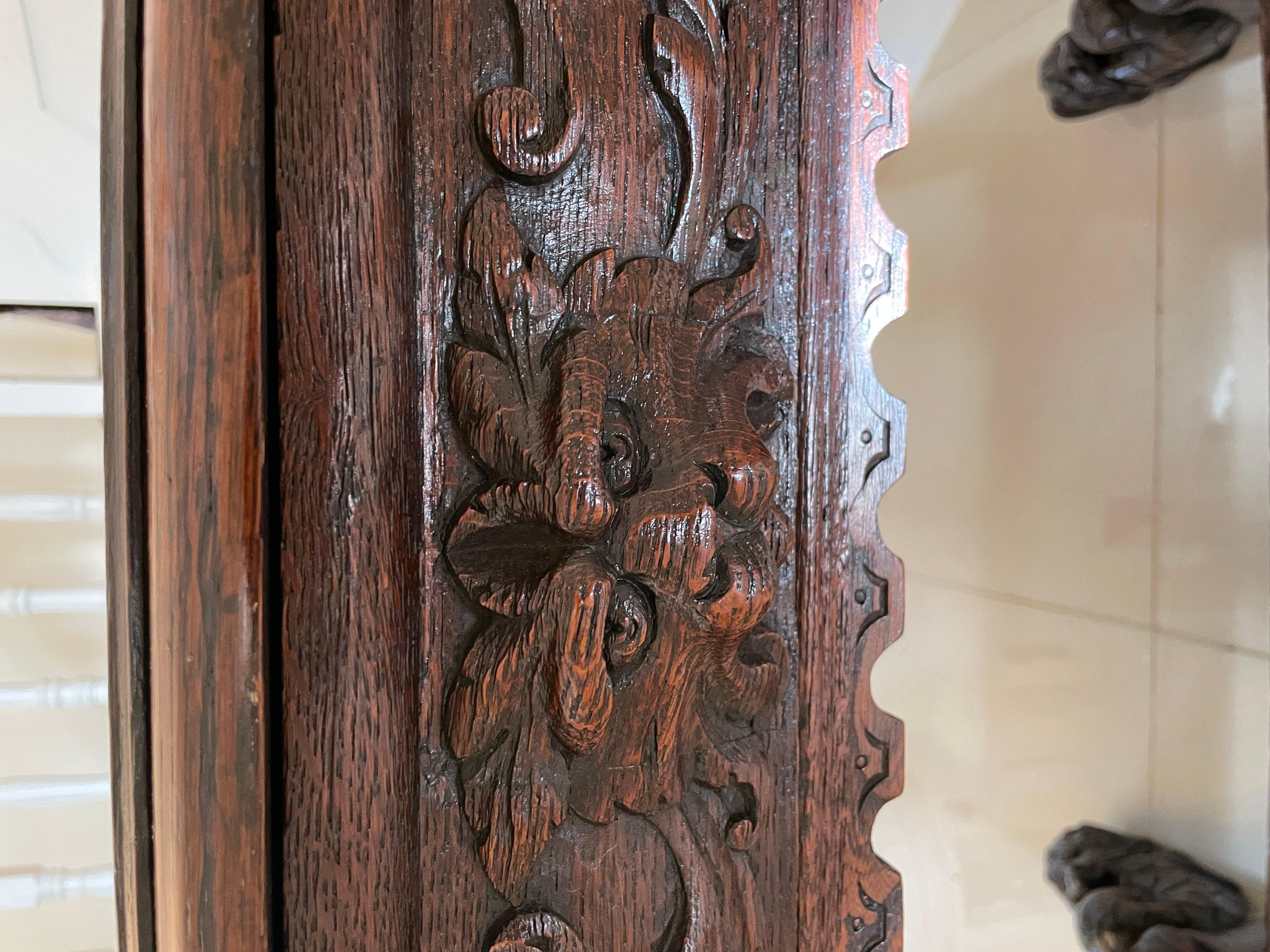 Antike viktorianische Qualitt geschnitzt Eiche freistehende Mitte Tisch im Zustand „Gut“ im Angebot in Suffolk, GB
