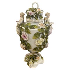 Antique Victorian quality continental porcelain vase