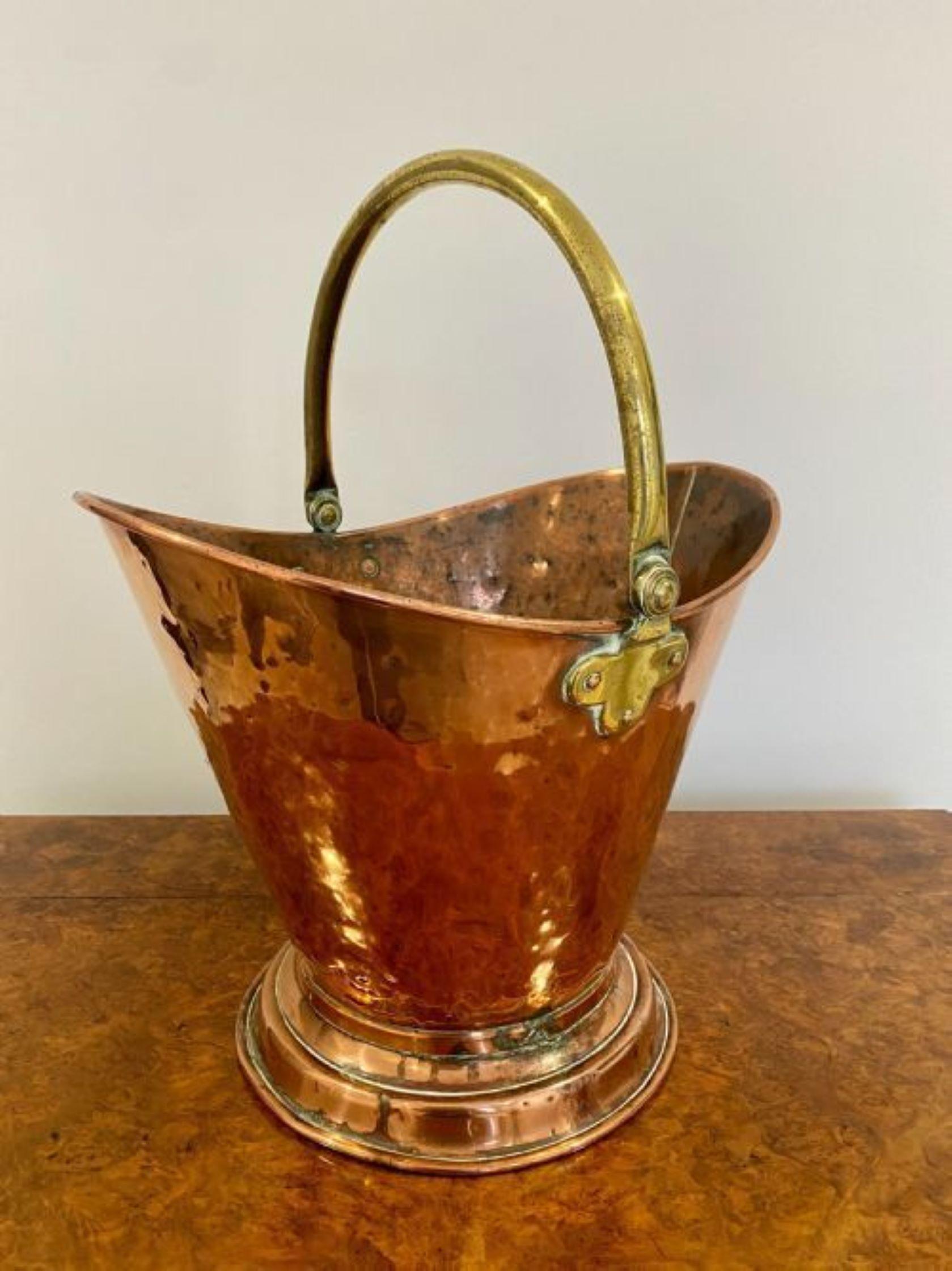 brass coal bucket