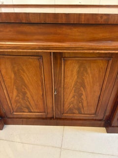 Antique Victorian Quality Figured Mahogany Sideboard