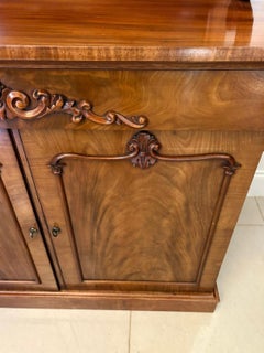 Antique Victorian Quality Figured Mahogany Two-Tiered Chiffonier / Sideboard