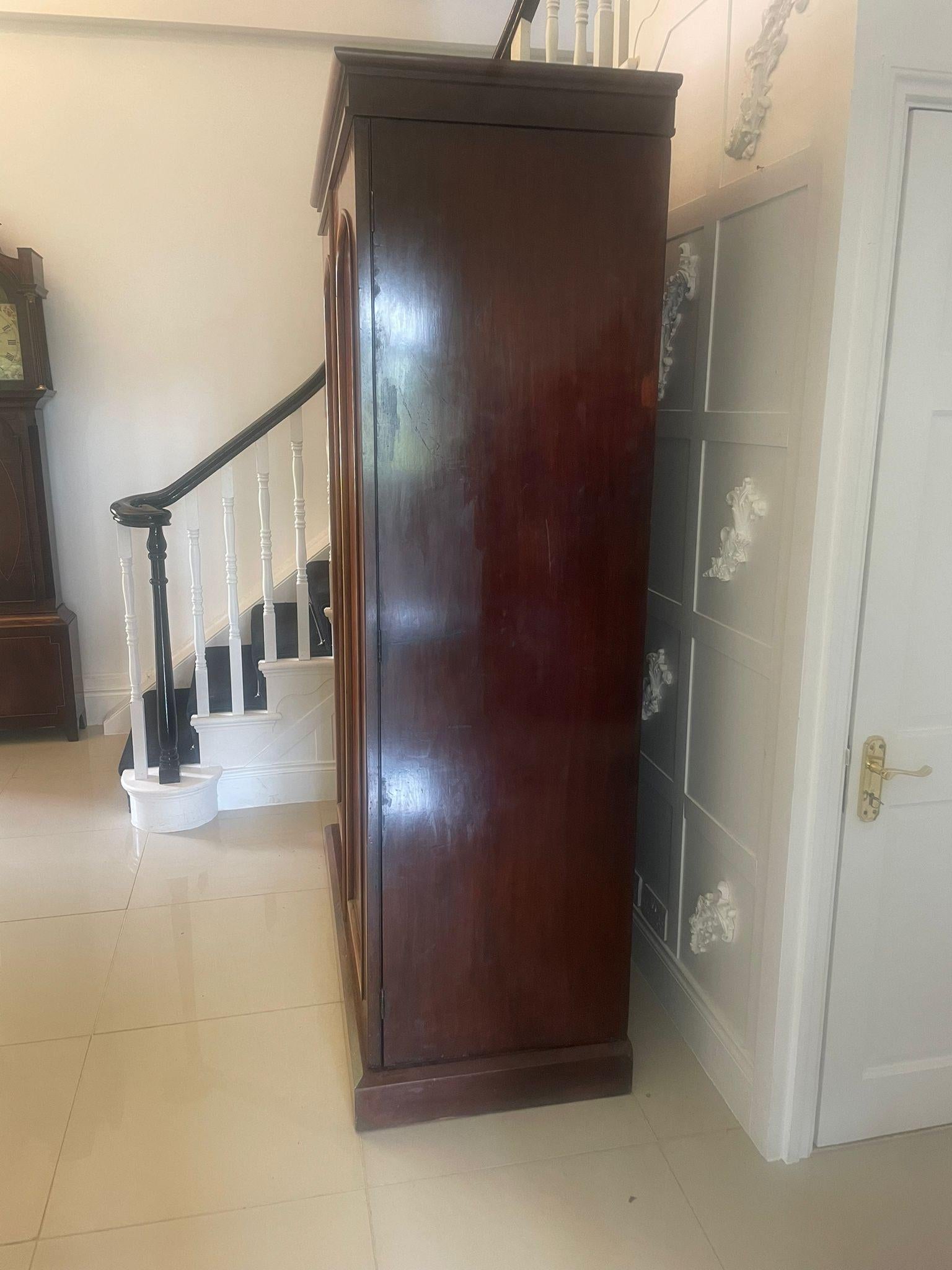 Other Antique Victorian Quality Figured Mahogany Wardrobe