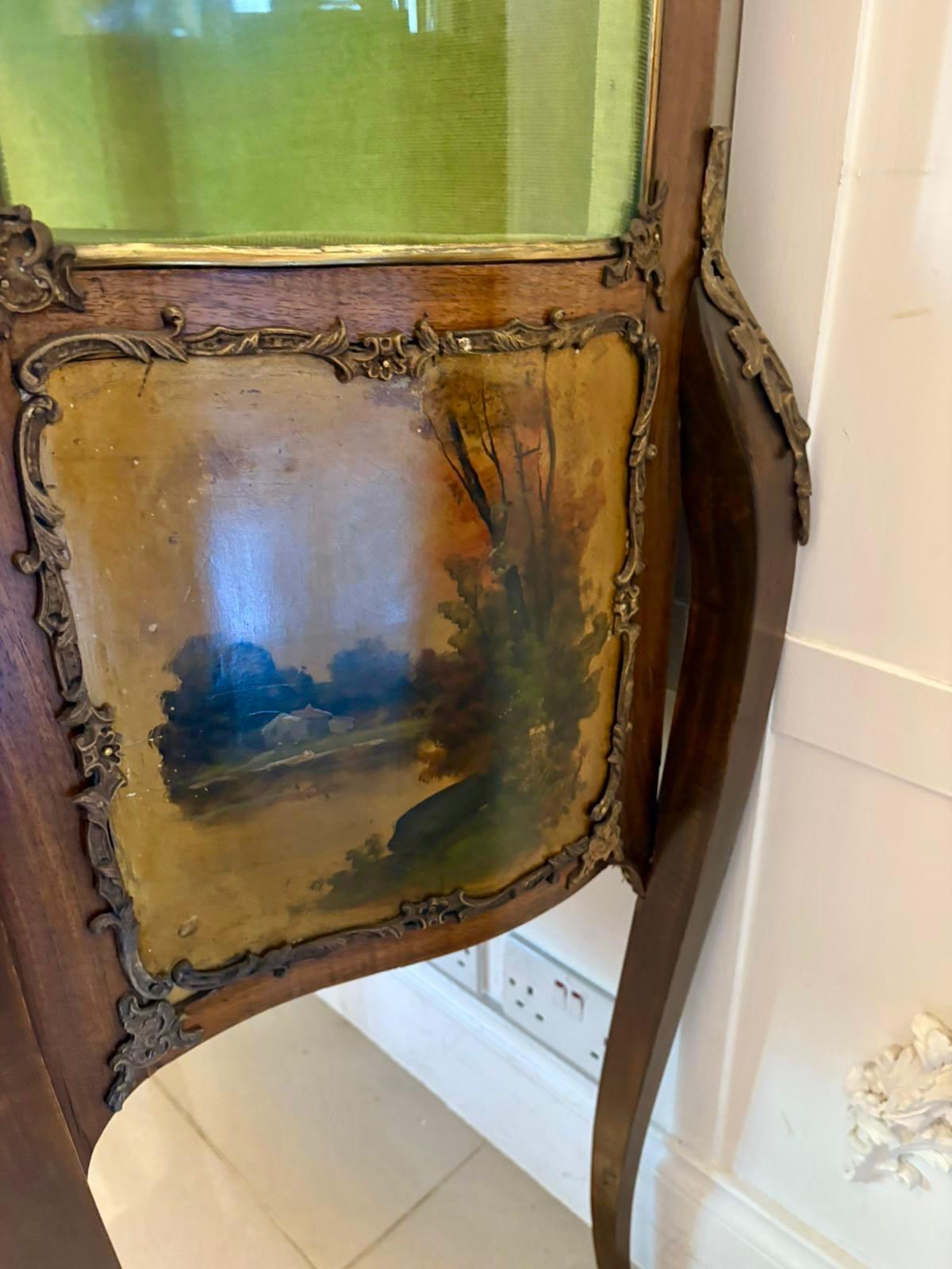 Other Antique Victorian Quality French Vernis Martin Vitrine/Display Cabinet For Sale