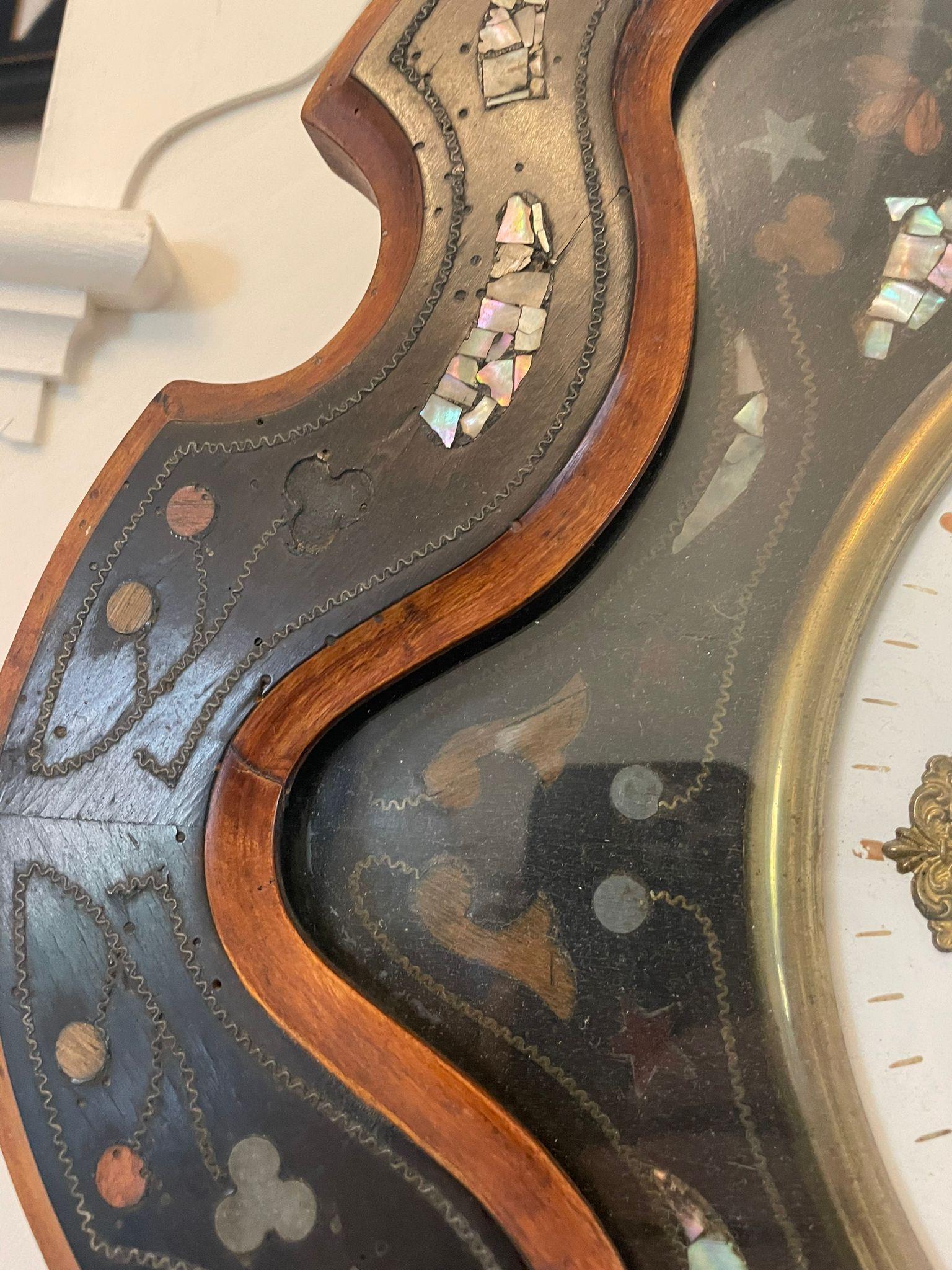 Antique Victorian Quality French Wall Clock For Sale 4