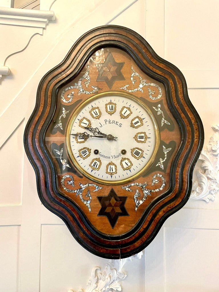 Ancienne horloge murale française de qualité victorienne signée J Peres En  vente sur 1stDibs | horloge ancienne murale, pendule murale ancienne,  horloge murale ancienne