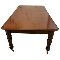 Antique Victorian Quality Mahogany 10 Seater Extending Dining Table