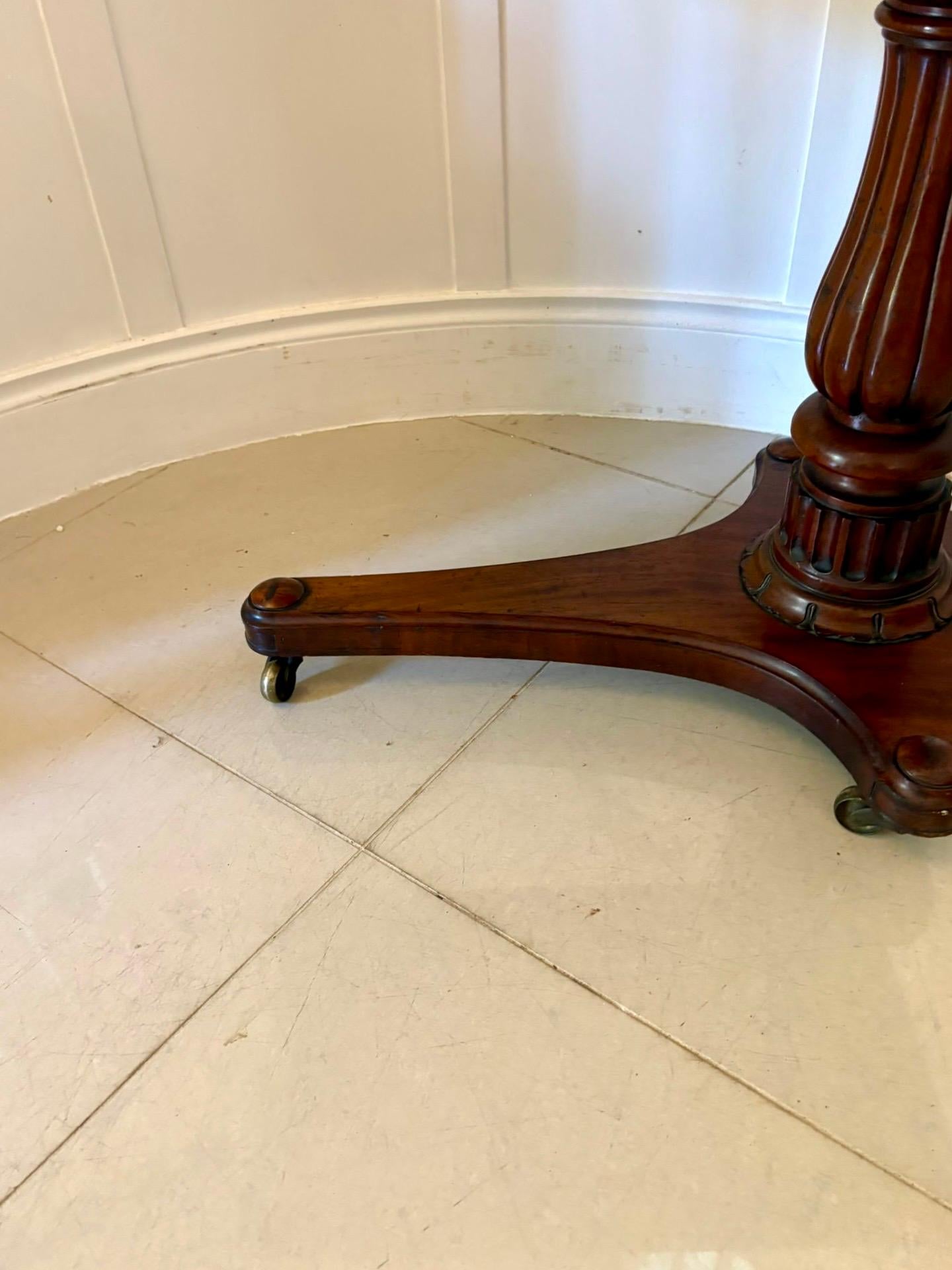 English Antique Victorian Quality Mahogany Adjustable Reading/Side Table For Sale