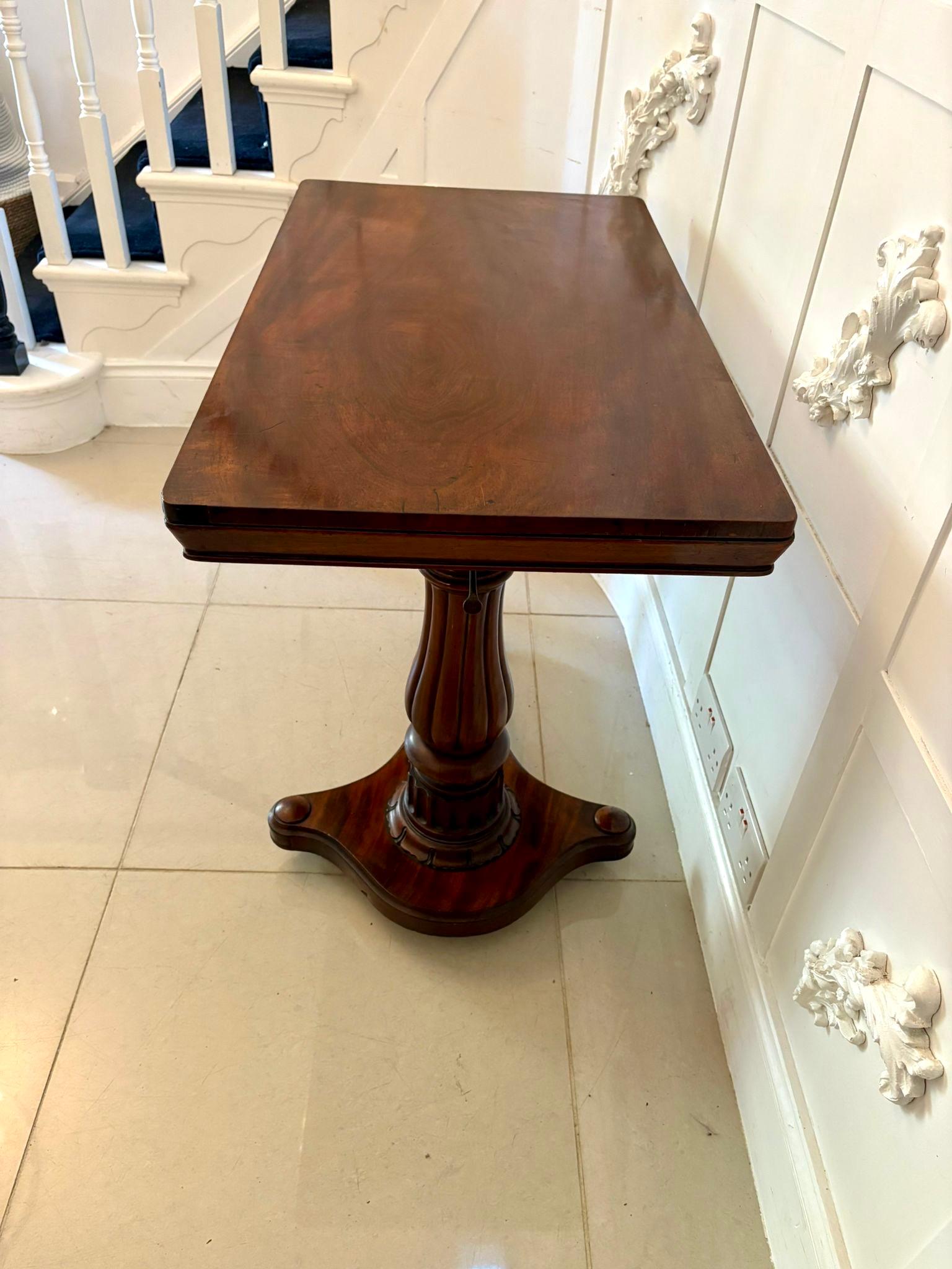 Antique Victorian Quality Mahogany Adjustable Reading/Side Table For Sale 1