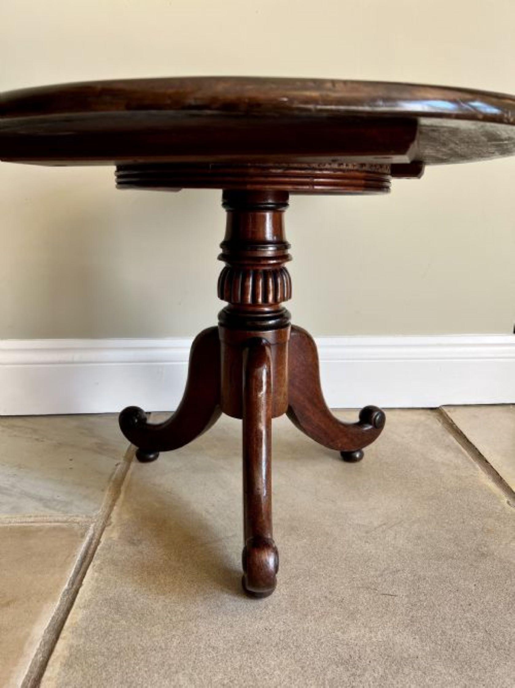 19th Century Antique Victorian quality mahogany coffee table  For Sale
