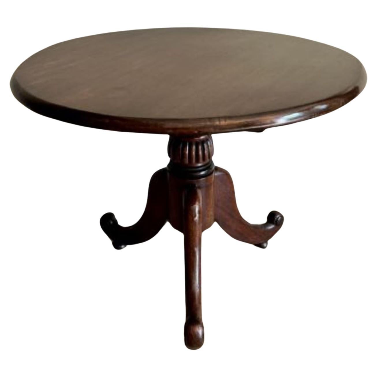 Antique Victorian quality mahogany coffee table  For Sale