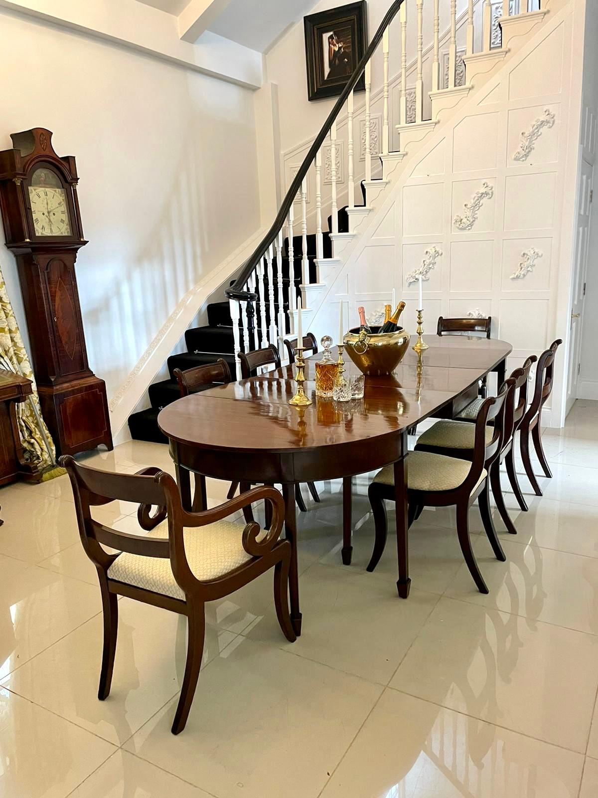 English Antique Victorian Quality Mahogany Dining Table