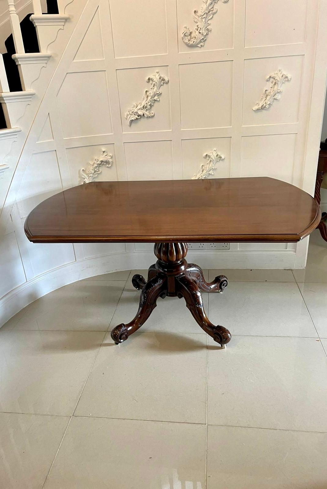 Table de salle à manger ancienne en acajou de qualité victorienne Bon état - En vente à Suffolk, GB