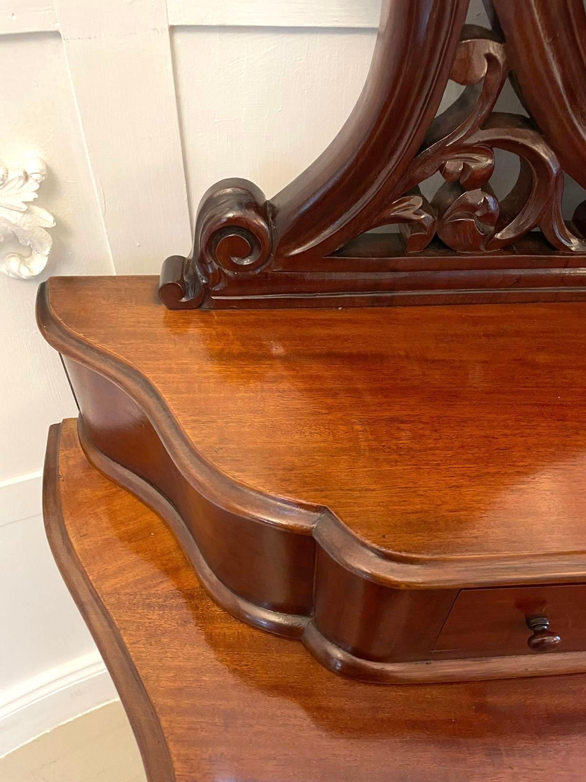 Antique Victorian Quality Mahogany Dressing Table 4