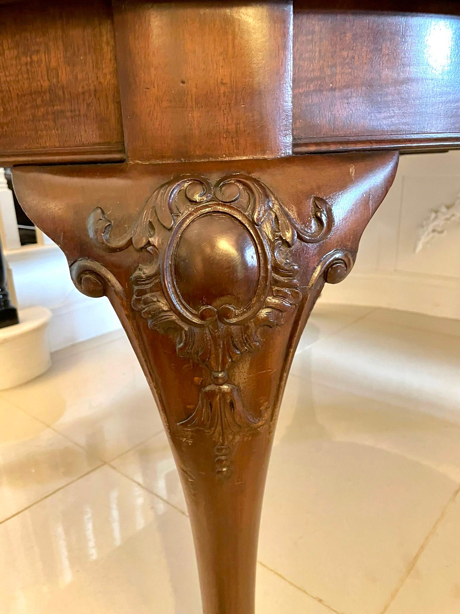 Antique Victorian Quality Mahogany Extending Dining Table 3