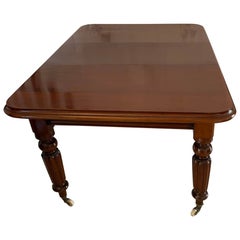 Antique Victorian Quality Mahogany Extending Dining Table