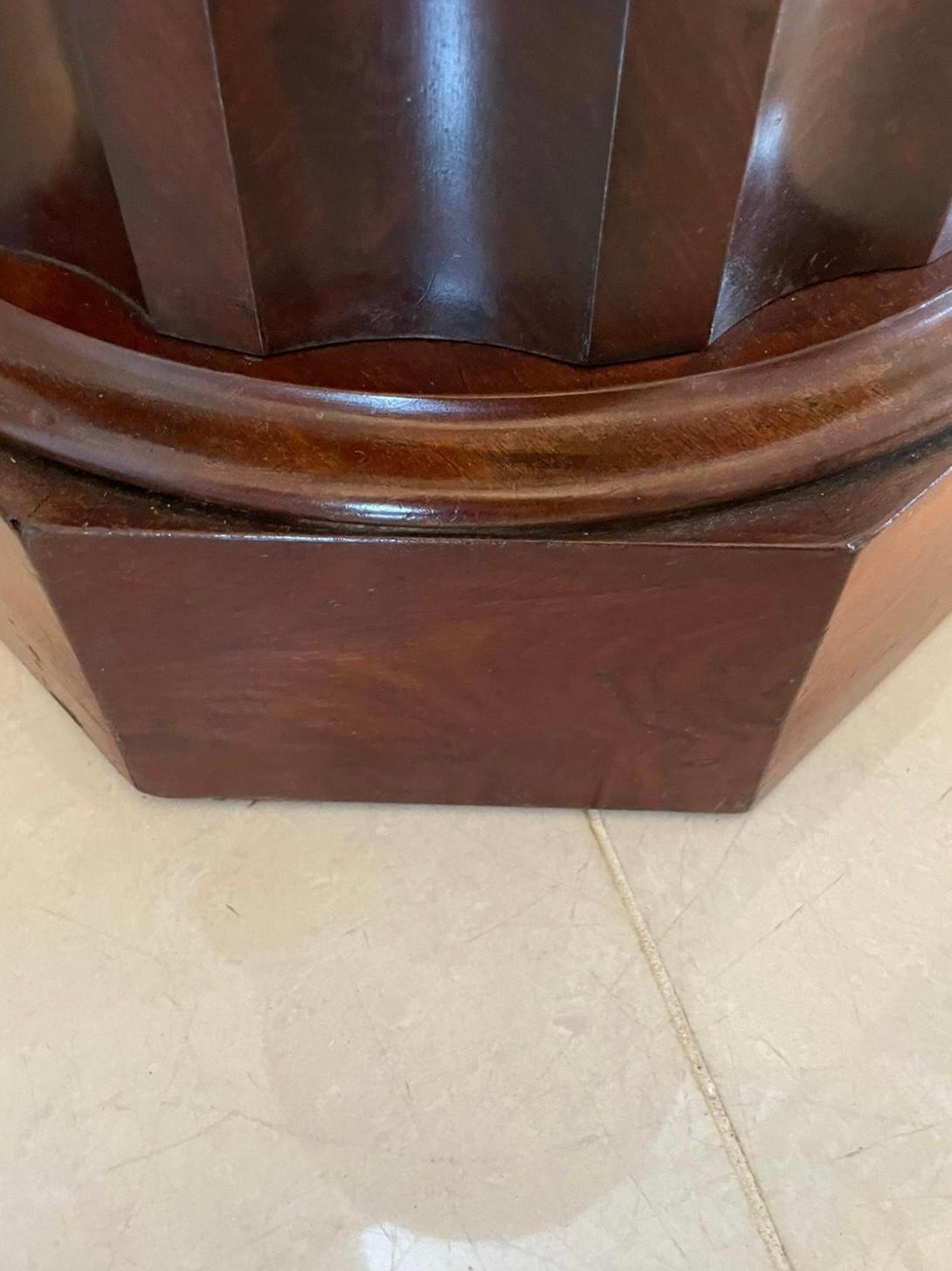 Other Antique Victorian Quality Mahogany Pedestal Cabinet  For Sale