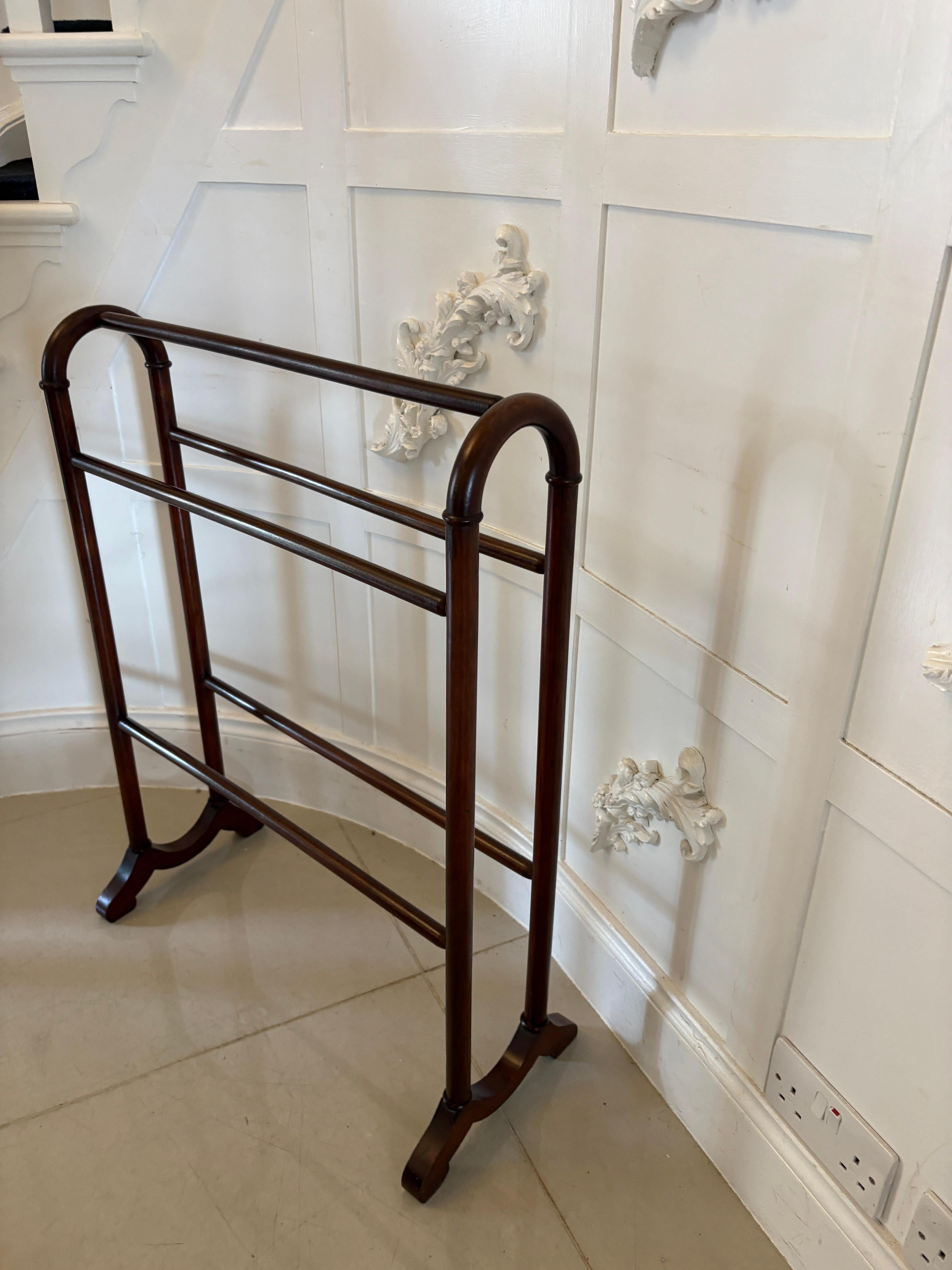 Other Antique Victorian Quality Mahogany Towel Rail
