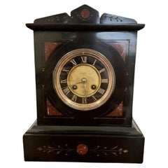 Antique Victorian quality marble clock