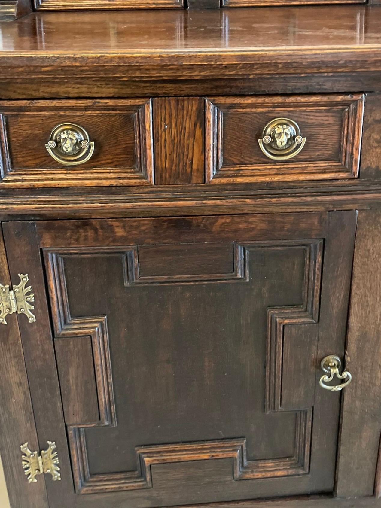 Antique Victorian Quality Oak Dresser Base For Sale 1